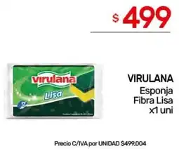 Nini Mayorista Virulana esponja fibra lisa oferta