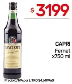 Nini Mayorista Capri fernet oferta