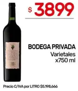 Nini Mayorista Bodega privada varietales oferta