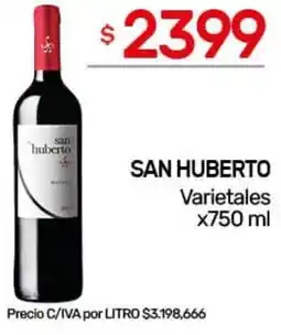 Nini Mayorista San huberto varietales oferta