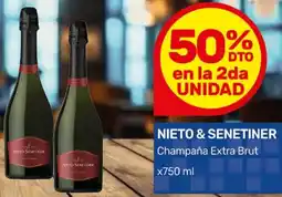 Nini Mayorista Nieto & senetiner champaña extra brut oferta
