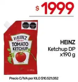 Nini Mayorista Heinz ketchup dp oferta