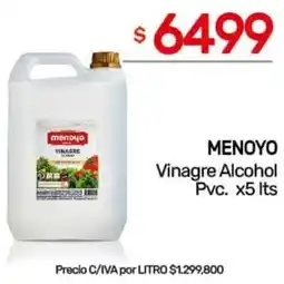 Nini Mayorista Menoyo vinagre alcohol pvc. oferta