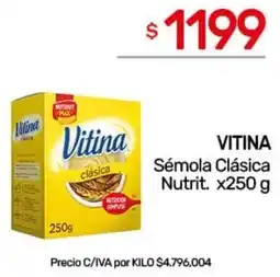 Nini Mayorista Vitina sémola clásica nutrit. oferta