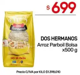 Nini Mayorista Dos hermanos arroz parboil bolsa oferta