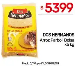 Nini Mayorista Dos hermanos arroz parboil bolsa oferta