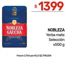 Nini Mayorista Nobleza yerba mate selección oferta