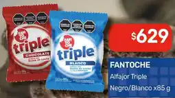 Nini Mayorista Fantoche alfajor triple negro/blanco oferta