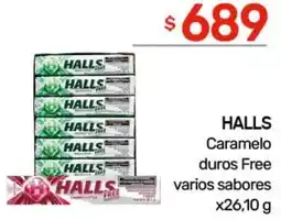 Nini Mayorista Halls caramelo duros free varios sabores oferta