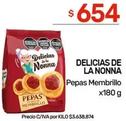 Nini Mayorista Delicias de la nonna pepas membrillo oferta