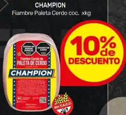 Nini Mayorista Champion fiambre cocido de coc oferta