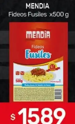 Nini Mayorista Mendia fideos fusiles oferta