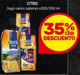 Nini Mayorista Citric jugo varios sabores oferta