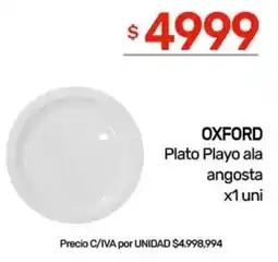 Nini Mayorista Oxford plato playo ala angosta oferta