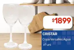 Nini Mayorista Cristar copa versalles agua oferta