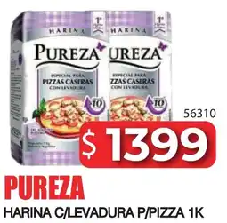 Masivos Pureza harina c/levadura p/pizza oferta