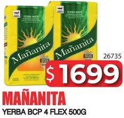 Masivos Mañanita yerba bcp 4 flex oferta