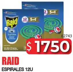 Masivos Raid espirales oferta