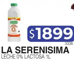 Masivos La serenisima leche 0% lactosa oferta