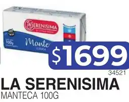 Masivos La serenisima manteca oferta