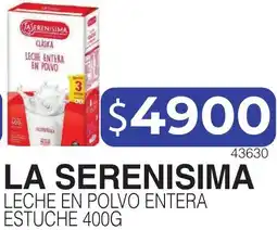 Masivos La serenisima leche en polvo entera estuche oferta