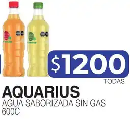 Masivos Aquarius agua saborizada sin gas oferta