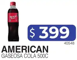 Masivos American gaseosa cola oferta