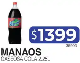 Masivos Manaos gaseosa cola oferta