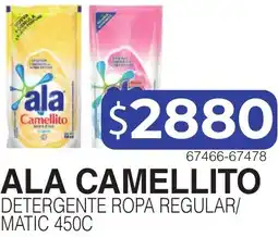 Masivos Ala camellito detergente ropa regular/ matic oferta