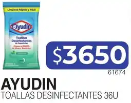 Masivos Ayudín toallas desinfectantes oferta