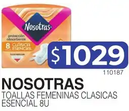 Masivos Nosotras toallas femeninas clasicas esencial oferta