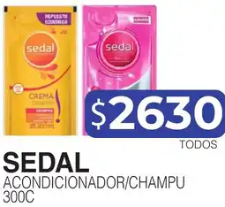 Masivos Sedal acondicionador/champu oferta