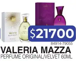 Masivos Valeria mazza perfume original/velvet oferta
