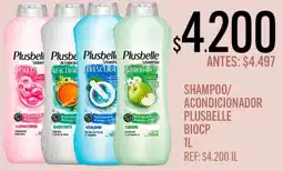 Supermercados Todo Plusbelle shampoo/ acondicionador biocp oferta