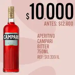 Supermercados Todo Campari aperitivo bitter oferta