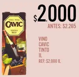 Supermercados Todo Cavic vino tinto oferta