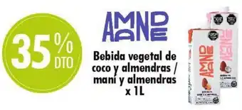 Amande bebida vegetal de coco y almendras / maní y almendras