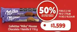 Disco Milka galletitas mousse chocolate/vainill oferta