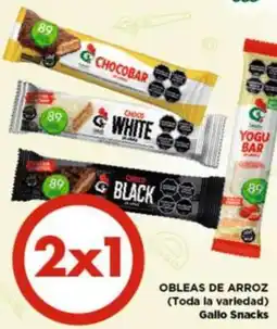 Disco Obleas de arroz gallo snacks oferta