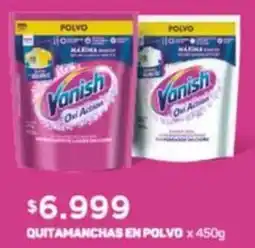 Disco Vanish quitamanchas en polvo oferta