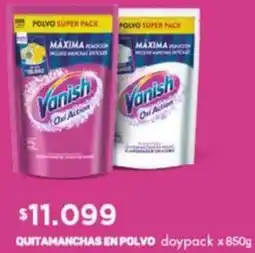 Disco Vanish quitamanchas en polvo doypack oferta