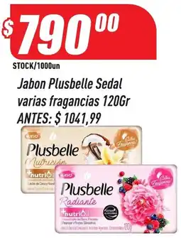 Supermercados Comodin Plusbelle jabon sedal varias fragancias oferta