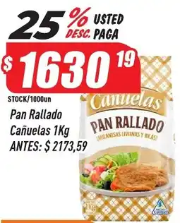 Supermercados Comodin Cañuelas pan rallado oferta