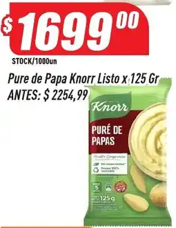 Supermercados Comodin Knorr pure de papa listo oferta