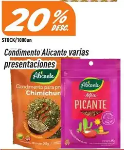 Supermercados Comodin Alicante condimento varias presentaciones oferta