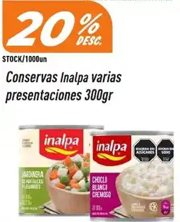 Supermercados Comodin Inalpa conservas varias presentaciones oferta