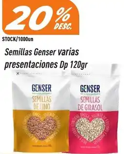 Supermercados Comodin Genser semillas varias presentaciones dp oferta