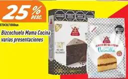 Supermercados Comodin Mama cocina bizcochuelo varias presentaciones oferta