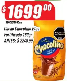 Supermercados Comodin LaVirgina cacao chocolino plus fortificado oferta