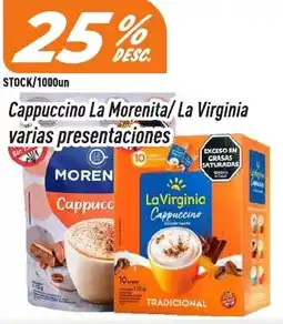 Supermercados Comodin La Morenita/La Virginia cappuccino varias presentaciones oferta